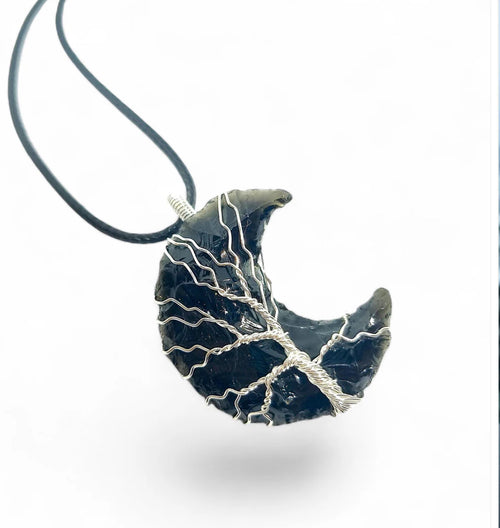 1 pcs Black moon necklace ðŸŒ‘